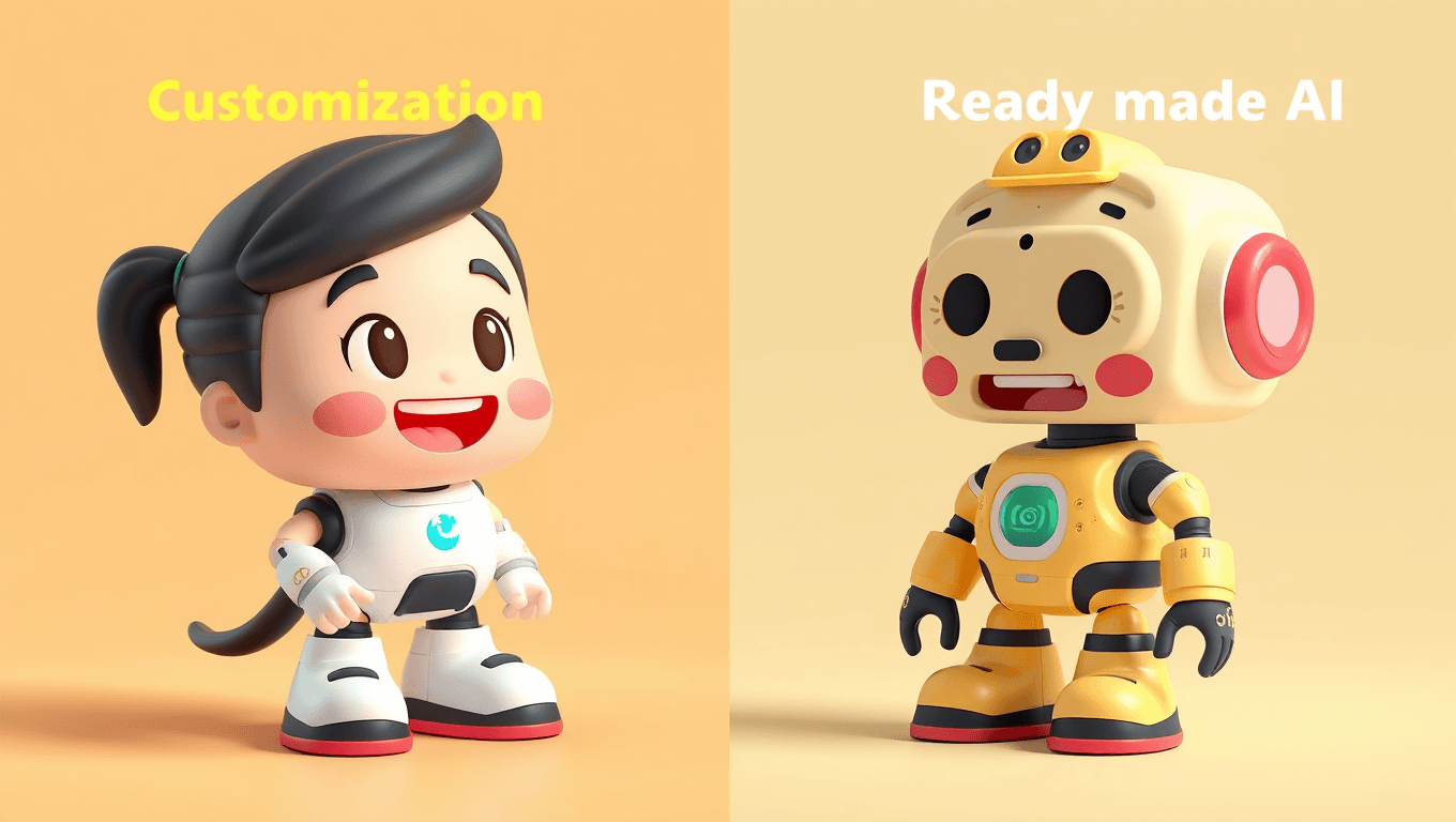 Comparing custom-built and off-the-shelf AI solutions