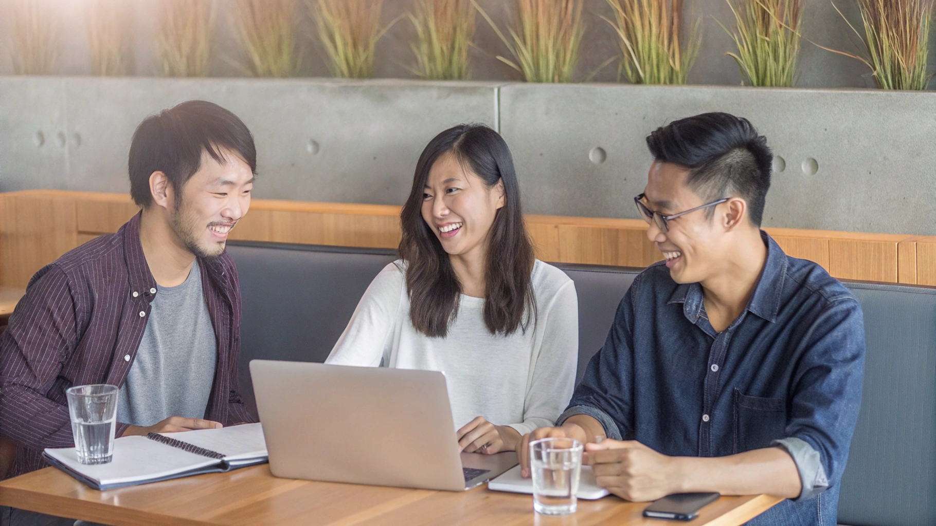 NGO team members in Hong Kong using i2's AI Learning Management System for training and knowledge sharing